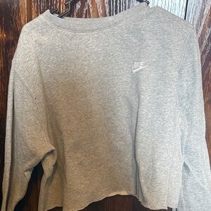 Nike Heather Gray Crewneck Sweatshirt